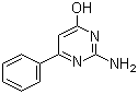 结构式 CAS# 56741-94-7, 2-氨基-4-羟基-6-苯基嘧啶