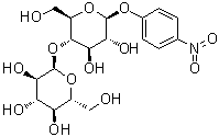 structure of CAS# 56846-39-0, p-Nitrophenyl beta-D-maltoside;4-Nitrophenyl 4-O-alpha-D-glucopyranosyl-beta-D-glucopyranoside