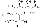 4-O-alpha-D-Galactopyranosyl-D-glucose molecular structure (CAS 56907-30-3)