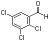structure of CAS# 56961-75-2, 2,3,5-Trichlorobenzaldehyde