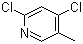 structure of CAS# 56961-78-5, 2,4-Dichloro-5-methylpyridine;2,4-Dichloro-5-picoline
