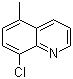 structure of CAS# 56961-81-0, 8-Chloro-5-methylquinoline