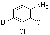 结构式 CAS# 56978-48-4, 4-溴-2,3-二氯苯胺