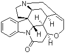 结构式 CAS# 57-24-9, 士的宁