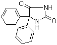 结构式 CAS# 57-41-0, 苯妥英; 5,5-二苯基海因