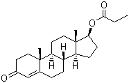 结构式 CAS# 57-85-2, 丙酸睾丸素; 丙酸睾酮