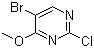 structure of CAS# 57054-92-9, 5-Bromo-2-chloro-4-methoxypyrimidine