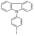 结构式 CAS# 57103-15-8, 9-(4-碘苯基)咔唑