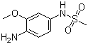 结构式 CAS# 57165-06-7, N-(4-氨基-3-甲氧基苯基)甲磺酰胺