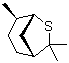 structure of CAS# 5718-75-2, Isothiocineole;(1R,4R,5R)-4,7,7-Trimethyl-6-thiabicyclo[3.2.1]octane