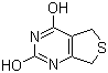 structure of CAS# 5719-34-6, 5,7-Dihydrothieno[3,4-d]pyrimidine-2,4-diol