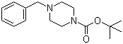 结构式 CAS# 57260-70-5, 1-苄基-4-Boc-哌嗪; 4-苄基哌嗪-1-甲酸叔丁酯