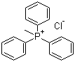 结构式 CAS# 57283-72-4, 甲基三苯基氯化膦; 三苯基甲基氯化膦