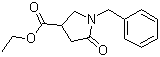 结构式 CAS# 5733-87-9, 1-苄基-5-氧代吡咯烷-3-甲酸乙酯