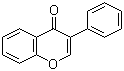 结构式 CAS# 574-12-9, 异黄酮; 3-苯基-4H-1-苯并呋喃-4-酮
