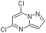 结构式 CAS# 57489-77-7, 5,7-二氯吡唑并[1,5-a]嘧啶