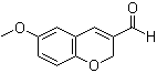 结构式 CAS# 57543-40-5, 6-甲氧基-2H-苯并吡喃-3-甲醛
