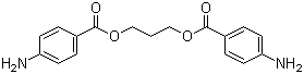 structure of CAS# 57609-64-0, 1,3-Propanediol bis(4-aminobenzoate)
