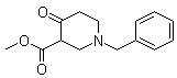 structure of CAS# 57611-47-9, Methyl 1-benzyl-4-oxo-3-piperidinecarboxylate;N-Benzyl-4-oxonipecotic acid methyl ester; 1-Benzyl-4-oxopiperidine-3-carboxylic acid methyl ester; 1-Benzyl-3-(methoxycarbonyl)-4-piperidone; Methyl 1-benzyl-4-oxonipecotate; N-Benzyl-3-methoxycarbonyl-4-piperidone