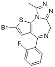 结构式 CAS# 57801-95-3, 氟溴替唑仑
