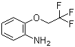 结构式 CAS# 57946-60-8, 2-(2,2,2-三氟乙氧基)苯胺