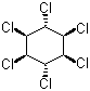 structure of CAS# 58-89-9, Lindane;gamma-BHC; gamma-Hexachlorocyclohexane