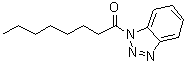 结构式 CAS# 58068-80-7, 1-辛酰基苯并三唑