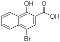 structure of CAS# 5813-37-6, 4-Bromo-1-hydroxy-2-naphthoic acid;4-Bromo-1-hydroxynaphthalene-2-carboxylic acid; NSC 151130