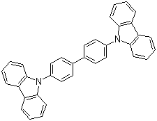 结构式 CAS# 58328-31-7, 4,4'-二(9-咔唑)联苯