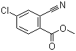 结构式 CAS# 58331-97-8, 4-氯-2-氰基苯甲酸甲酯