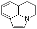 structure of CAS# 5840-01-7, Lilolidine;5,6-Dihydro-4H-pyrrolo[3,2,1-ij]quinoline; 1,7-Trimethyleneindole