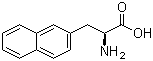 结构式 CAS# 58438-03-2, L-3-(2-萘基)-丙氨酸