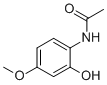 结构式 CAS# 58469-06-0, N-(2-羟基-4-甲氧基苯基)乙酰胺