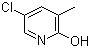 structure of CAS# 58498-61-6, 5-Chloro-2-hydroxy-3-methylpyridine