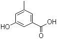 结构式 CAS# 585-81-9, 3-羟基-5-甲基苯甲酸