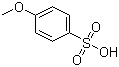 structure of CAS# 5857-42-1, 4-Methoxybenzenesulfonic acid;p-Methoxybenzenesulfonic acid