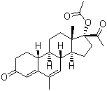 结构式 CAS# 58652-20-3, 醋酸诺美孕酮; 诺美孕酮醋酸酯
