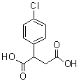 结构式 CAS# 58755-91-2, 2-(4-氯苯基)琥珀酸