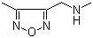 structure of CAS# 588730-16-9, N,4-Dimethyl-1,2,5-oxadiazole-3-methanamine