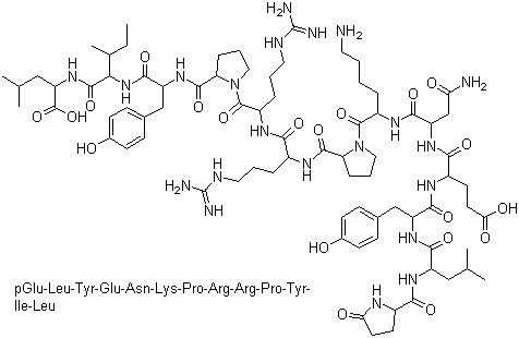 structure of CAS# 58889-67-1, Neurotensin