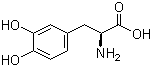 structure of CAS# 59-92-7, Levodopa;3-(3,4-Dihydroxyphenyl)-L-alanine; L-3-(3,4-Dihydroxyphenyl)alanine; L-DOPA