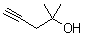 structure of CAS# 590-37-4, 2-Methyl-4-pentyne-2-ol;4-Methyl-1-pentyne-4-ol; NSC 35151