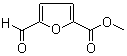 structure of CAS# 5904-71-2, Methyl 5-formyl-2-furancarboxylate;5-(Methoxycarbonyl)-2-furancarboxaldehyde; 5-(Methoxycarbonyl)furfural;  5-Carbomethoxy-2-furaldehyde; 5-Formyl-2-furancarboxylic acid methyl ester; Methyl 2-formyl-5-furancarboxylate; Methyl 5-formyl-2-furoate