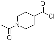 结构式 CAS# 59084-16-1, 1-乙酰基-4-哌啶甲酰氯
