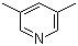 structure of CAS# 591-22-0, 3,5-Lutidine ;3,5-Dimethylpyridine