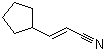 structure of CAS# 591769-05-0, 3-Cyclopentylacrylonitrile;(2E)-3-Cyclopentylprop-2-enenitrile