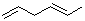 1,4-Hexadiene molecular structure (CAS 592-45-0)