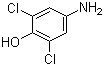 结构式 CAS# 5930-28-9, 2,6-二氯-4-氨基苯酚