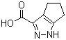 结构式 CAS# 5932-32-1, 1,4,5,6-四氢环戊并吡唑-3-甲酸