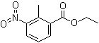structure of CAS# 59382-60-4, 2-Methyl-3-nitrobenzoic acid ethyl ester